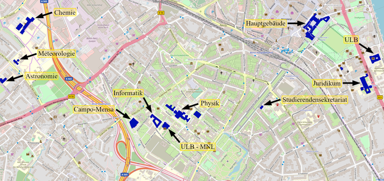 Uni Bonn Karte Uni Bonn Karte