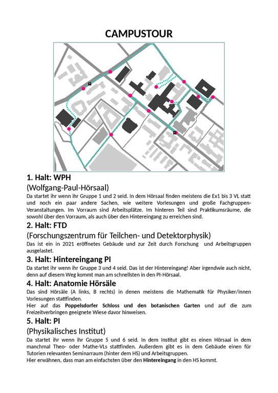 Campustour-Route 2022