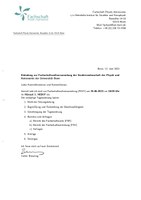 Einladung zur FSVV am 2023-06-20