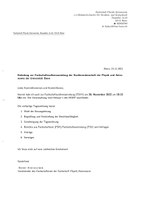 Einladung zur FSVV am 2022-11-30