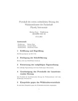 Protokoll Wahlausschuss FSV-Wahl Januar  2022 - 1. ordentliche Sitzung