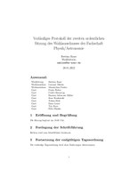 Protokoll Wahlausschuss FSV-Wahl Januar  2022 - 2. ordentliche Sitzung
