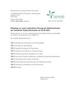 Einladung 1. ordentliche Sitzung des Wahlausschusses (pdf)