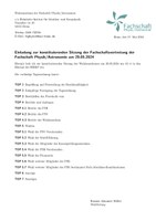 Einladung konstituierende Sitzung der FSV am 29.05.2024 (pdf)