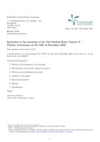 Invitation FSVV 2025-12-18